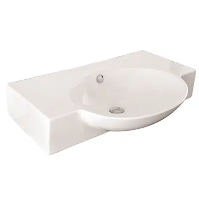 imazhi i L650FC Wall Hung Basin Set