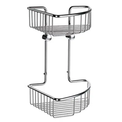 Image for SIDELINE Corner Soap Basket- 2 Levels