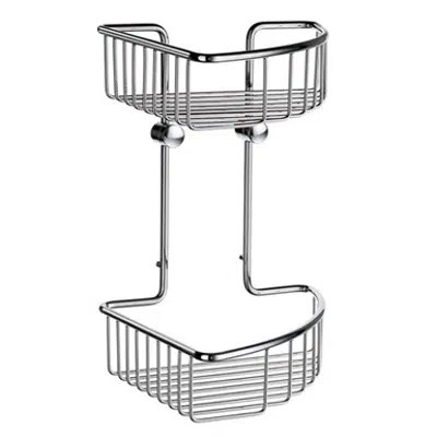 obraz dla SIDELINE Corner Soap Basket- 2 Levels