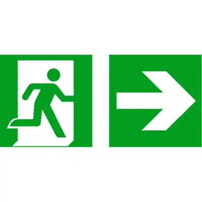 Emergency exit sign图像