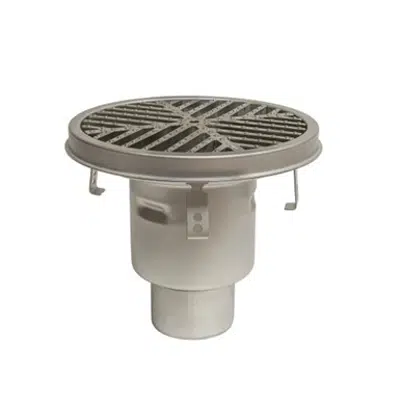 Image for BFD-570 - HygienicPro® Processing Drain w/12in. Round Top, Bottom Outlet
