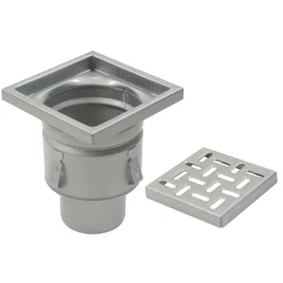Image for On-Grade Non-Adjustable Floor Drain with 12in. x 12in. Square Top, Shallow Body - BFD-340