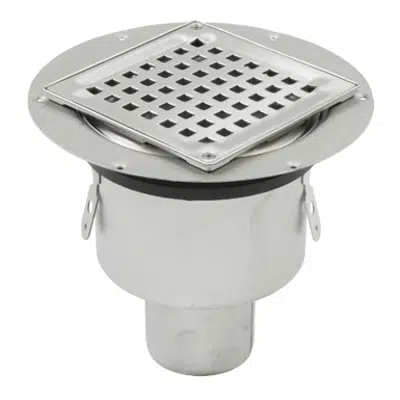 Image for Bottom Outlet Shower Drain with Square Top - BSS-300