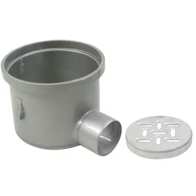 Image for Floor Drain with 8in. Round Fixed Top, Deep Body, Side Outlet - BFD-410-SO