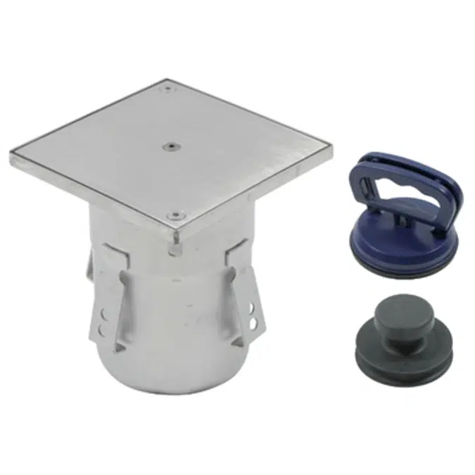 Heavy Duty Floor Cleanout with Square Top for Vacuum Handle - BCO-130