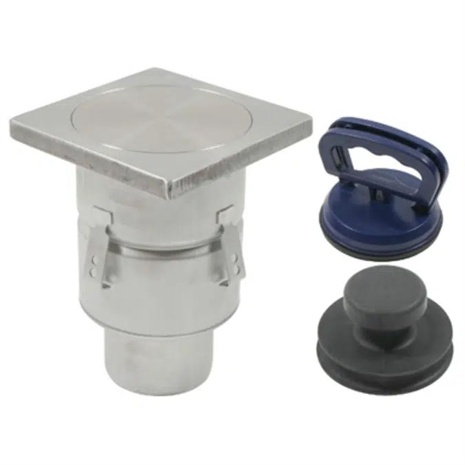 BFD-610 - 8 Inch Gastight Industrial Drain with Square Top