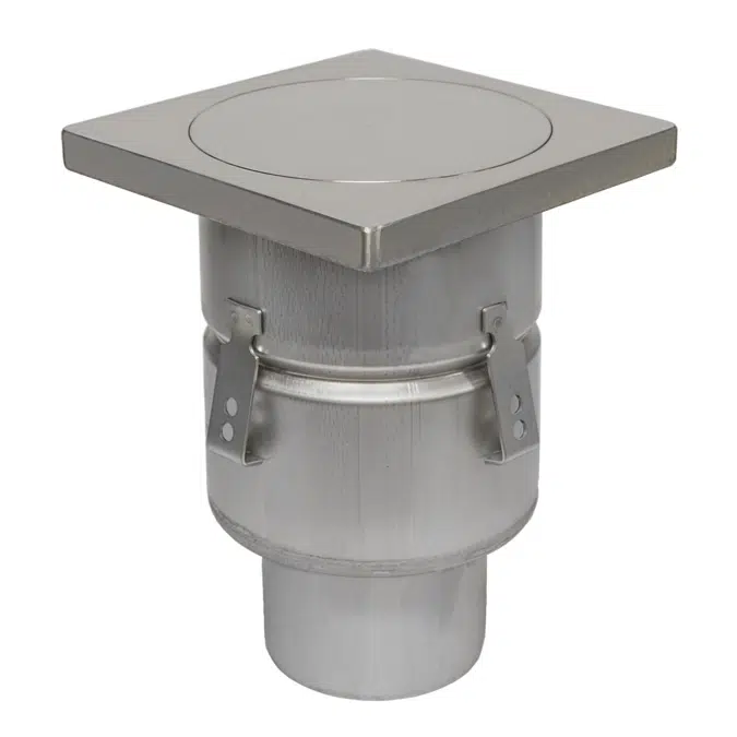 BFD-610 - 8 Inch Gastight Industrial Drain with Square Top