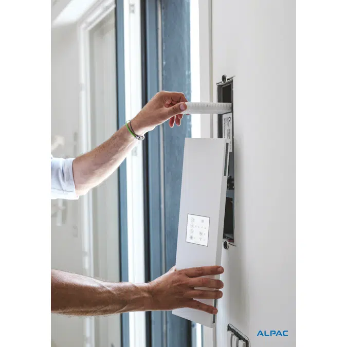 INGENIUS VMC windows system with heat recovery ventilation