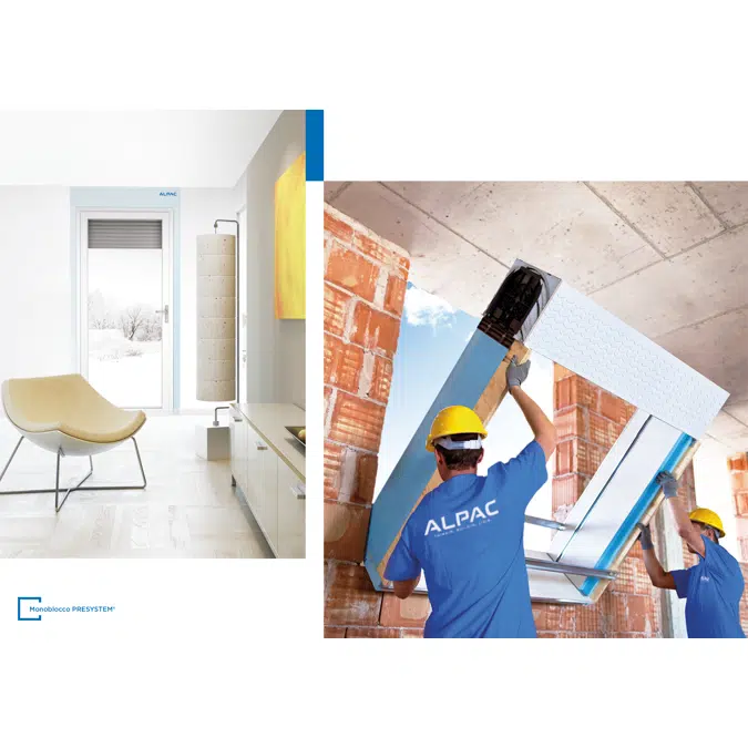 PRESYSTEM® integrated windows system for roller shutter