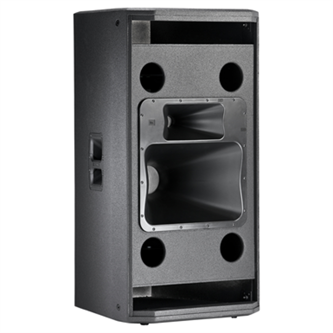 STX835 - Dual 15" Three-Way with Horn-Loaded MF/HF section, slot-loaded LF