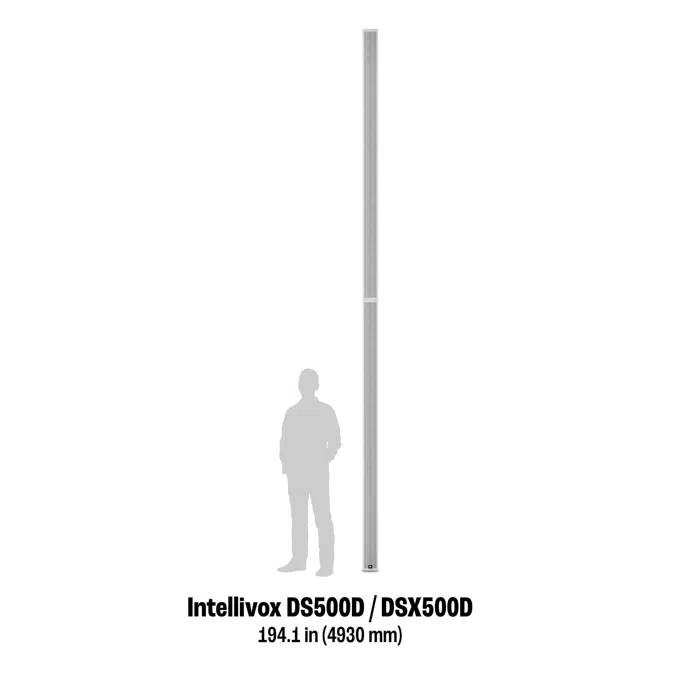 DS500D 5.00m Active Digital Beam Shaping Column Loudspeaker Array