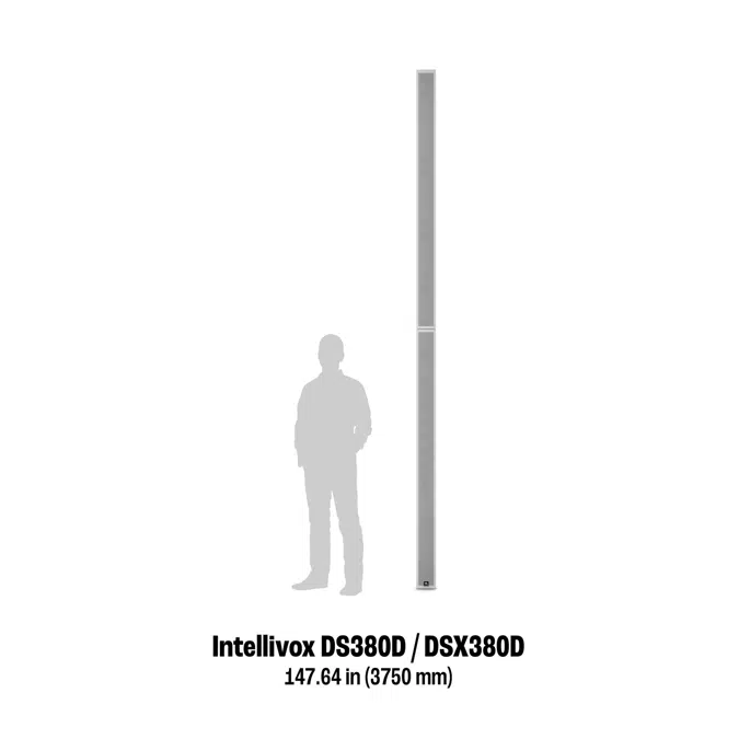 DS380D 3.80m Active Digital Beam Shaping Column Loudspeaker Array