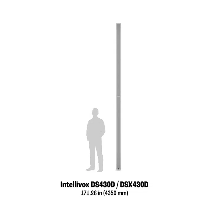 DS430D 4.30m Active Digital Beam Shaping Column Loudspeaker Array