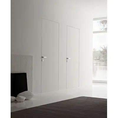 obraz dla Porte std 1L Filomuro battente singola telaio 45 S _WO Transom