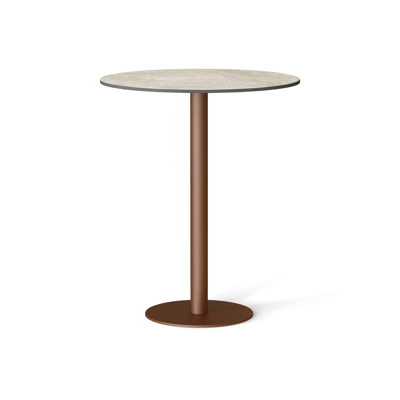 imagem para Flamingo outdoor high dining table stand with round top Ø 80x110