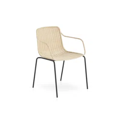 Lapala indoor hand-woven dining chair için görüntü