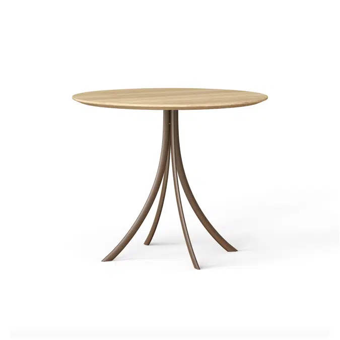 Bistro indoor dining table stand with round top  Ø 90x75