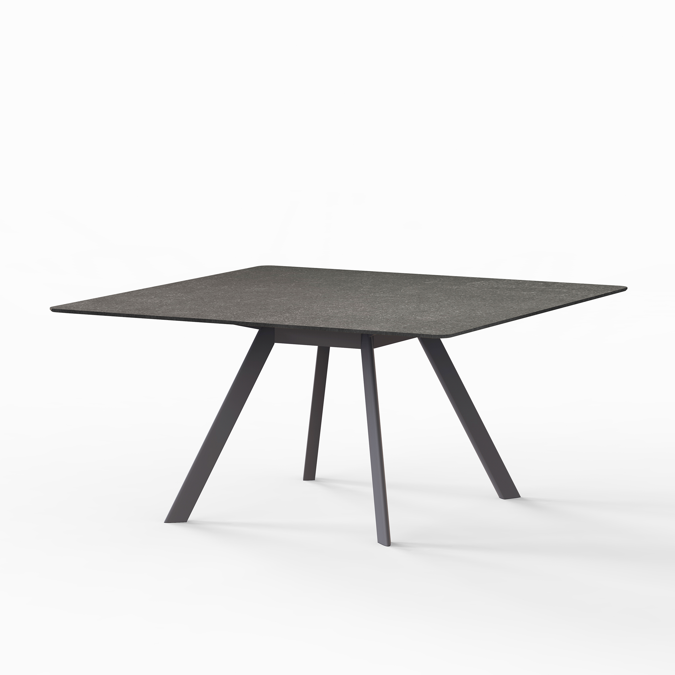 Atrivm outdoor square dining table 150x150x74