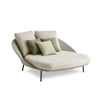 Image for Twins double chaise longue 