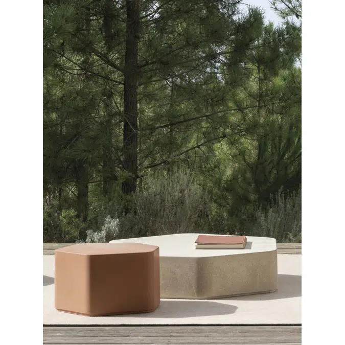 Talo outdoor hexagonal coffee table 