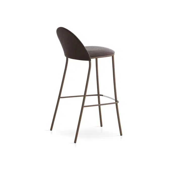 Petale upholstered bar stool