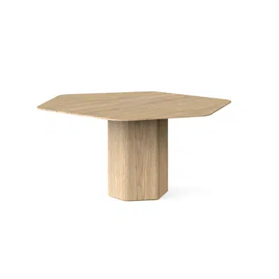 Imagem para Talo indoor hexagonal dining table}