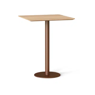 Immagine per Flamingo indoor high dining table stand with square top 90x90x110