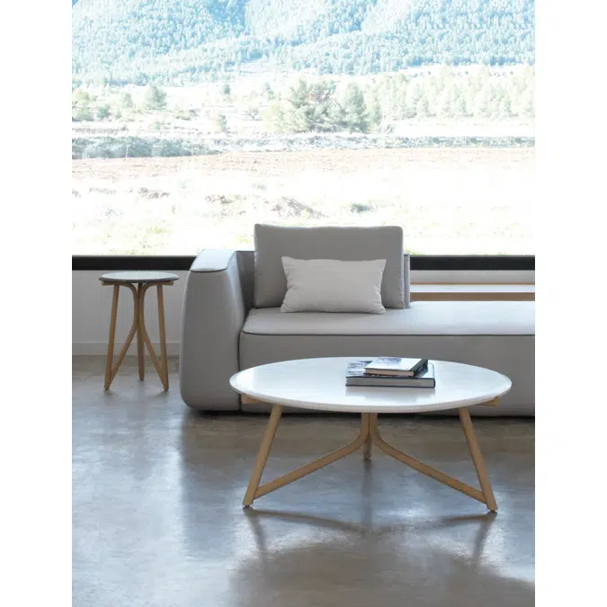 Kiri round coffee table Ø 100x40