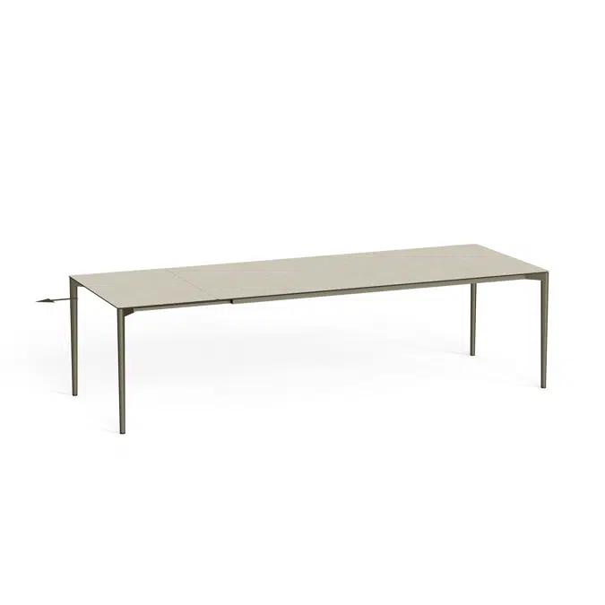 Mesa rectangular extensible Nude outdor