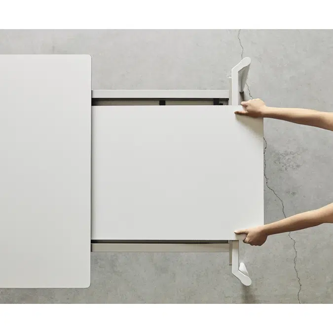 Mesa rectangular extensible Nude outdor