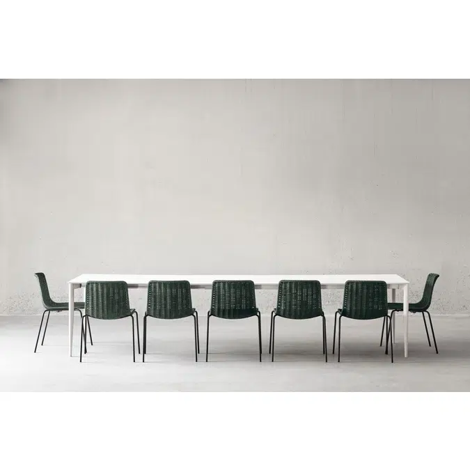 Mesa rectangular extensible Nude outdor