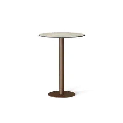Flamingo outdoor high dining table with round top图像