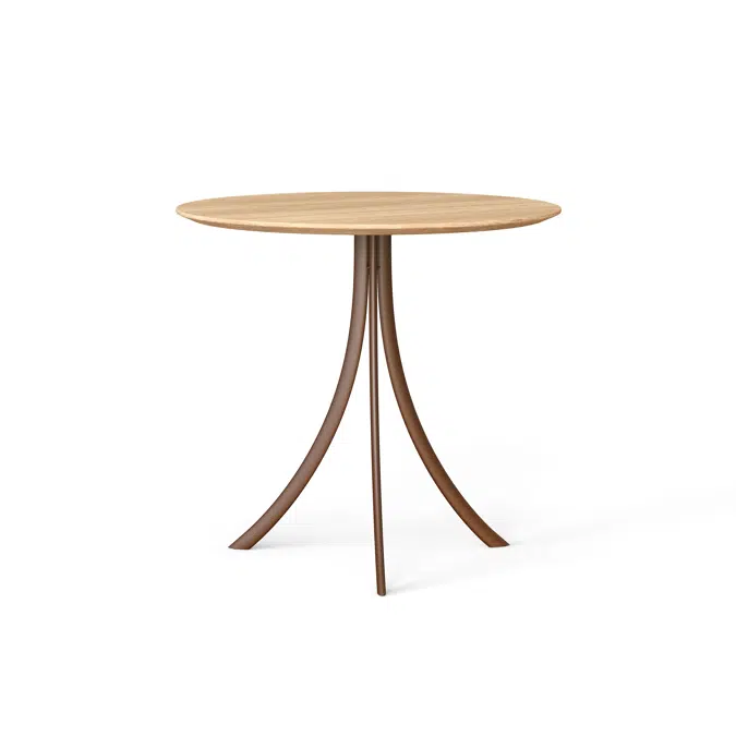 Bistro indoor dining table stand with round top  Ø 80x75