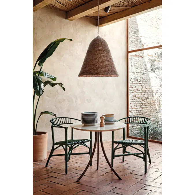 Bistro indoor dining table stand with round top  Ø 70x75