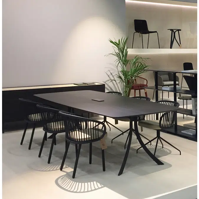 Falcata indoor rectangular dining table 295x115x75