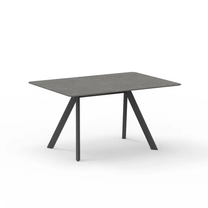 Atrivm outdoor rectangular dining table 140x98x74
