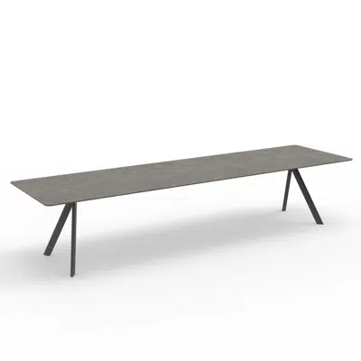 Image for Atrivm outdoor rectangular dining table 360x98x74