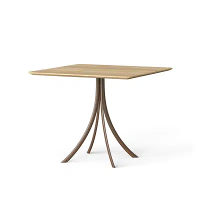 Image pour Bistro indoor dining table stand with square top