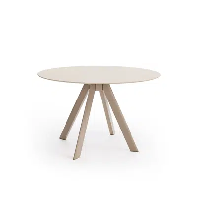Atrivm outdoor round dining table için görüntü