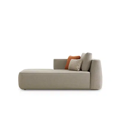 Plump left chaise longue module C873图像