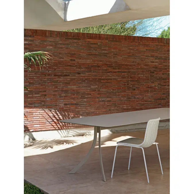 Mesa rectangular Falcata outdoor 295x98x74