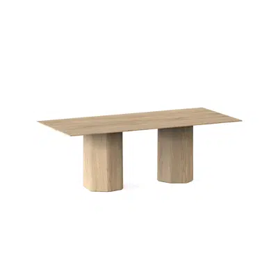 Talo indoor rectangular dining table图像