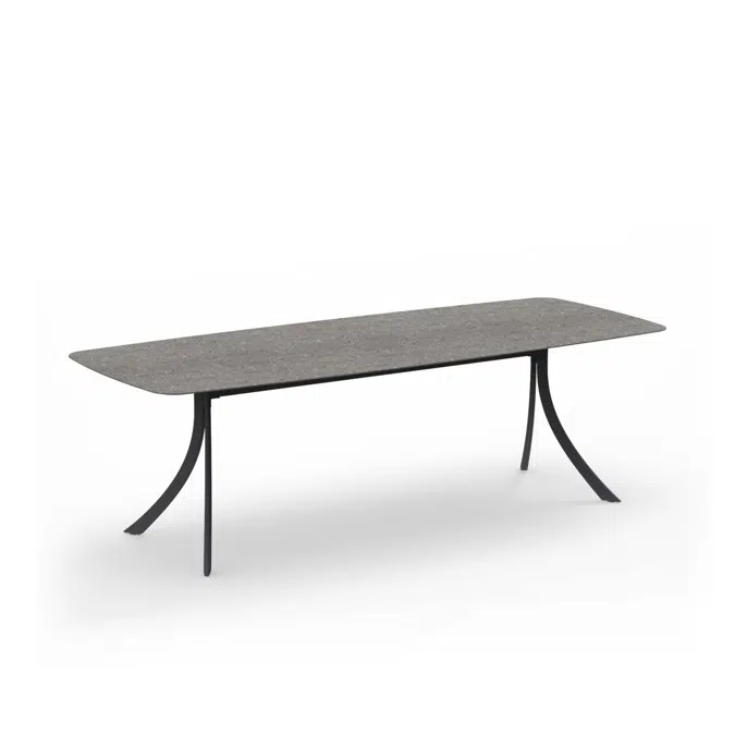 Falcata outdoor rectangular dining table 240x98x74