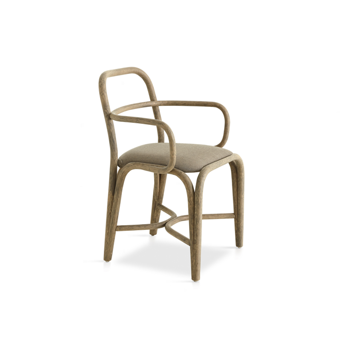 Fontal upholstered dining armchair T011 U