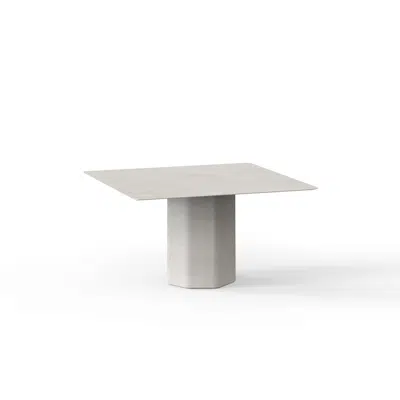 Talo outdoor square dining table图像