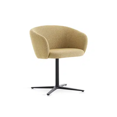 Image for Huma upholstered swivel armchair T071 SP