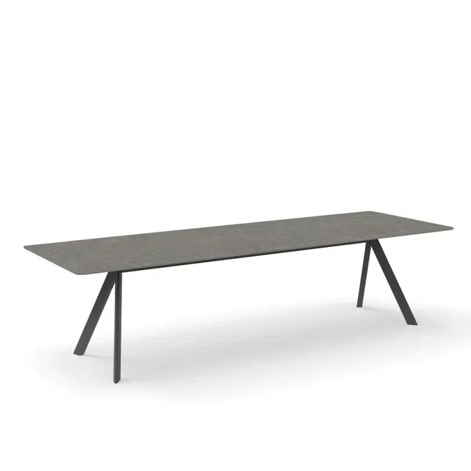 Atrivm outdoor rectangular dining table 295x98x74