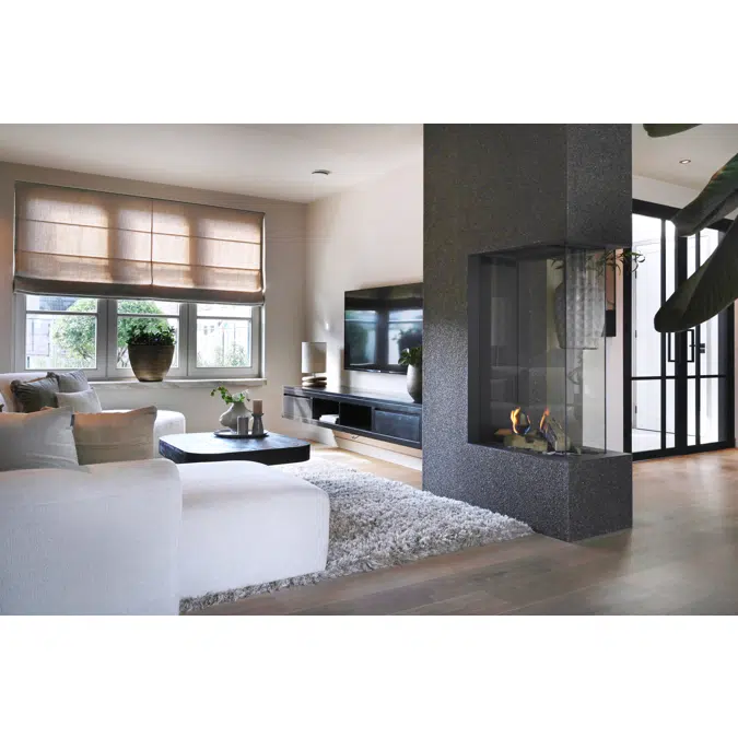 Sky Medium Roomdivider Fireplace
