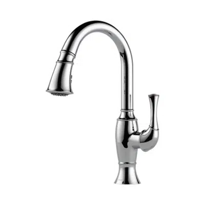 画像 Brizo 63003LF Talo Single Handle Pull-Down Kitchen Faucet