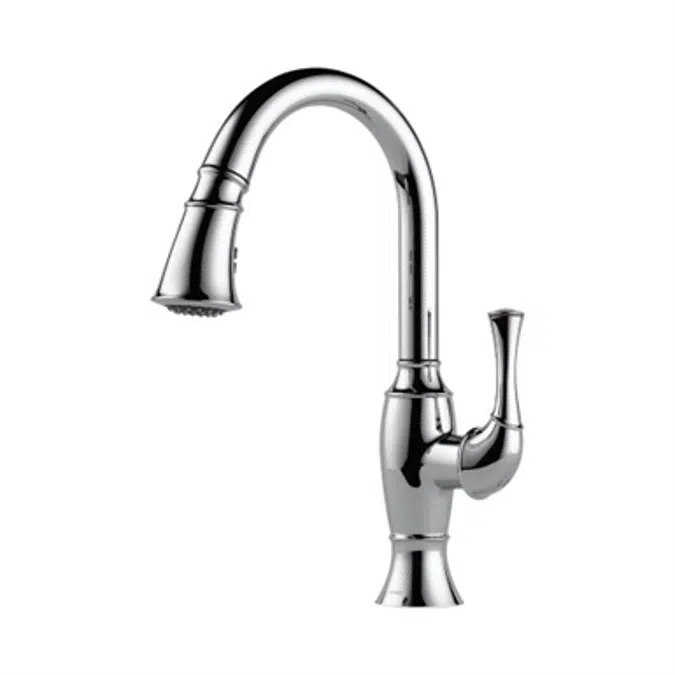 Brizo 63003LF Talo Single Handle Pull-Down Kitchen Faucet